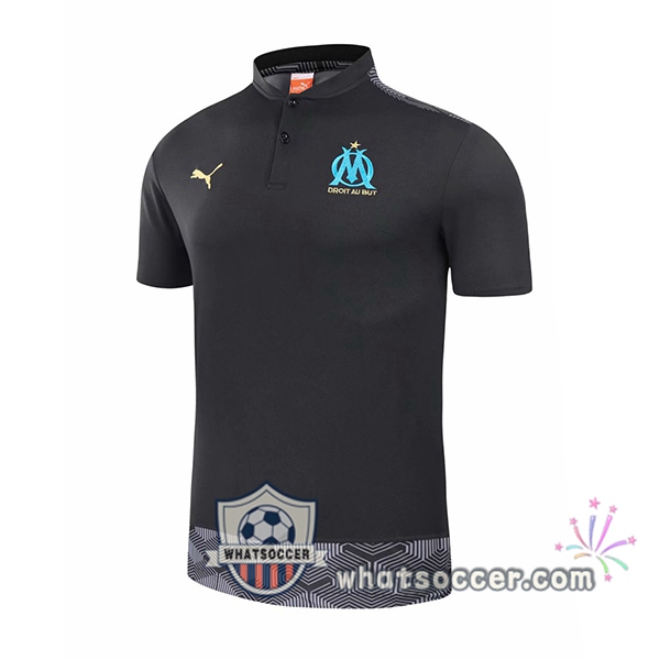 Training Polo Olympique de Marseille Black 2020-2021