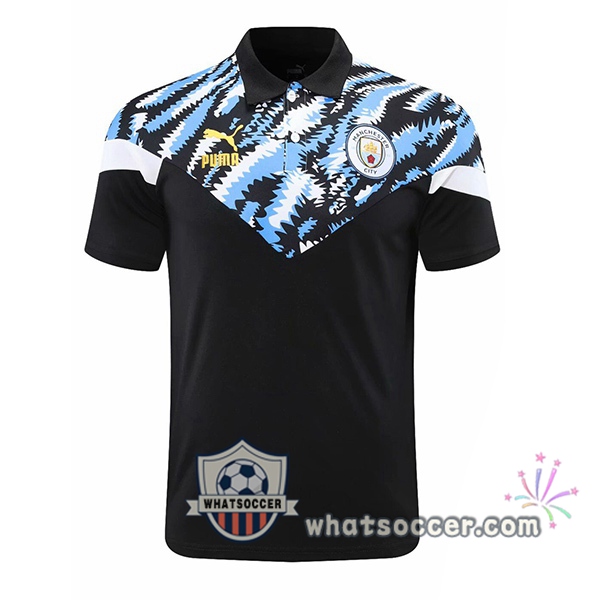 Training Polo Manchester City Black 2020-2021