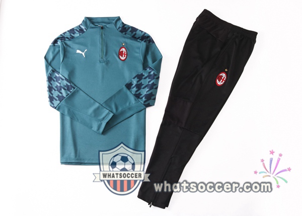 AC Milan Green Tracksuit 2020-2021
