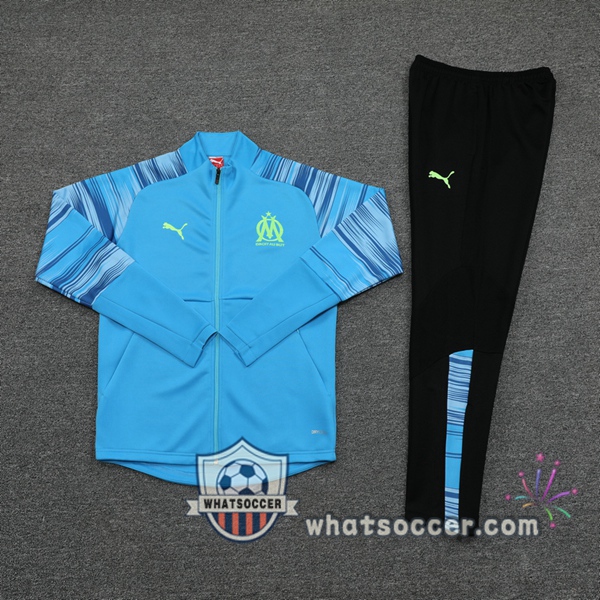 Olympique de Marseille Blue Training Jacket 2020-2021