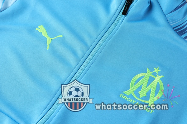 Olympique de Marseille Blue Training Jacket 2020-2021