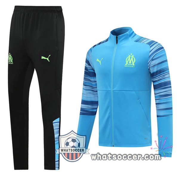 Olympique de Marseille Blue Training Jacket 2020-2021