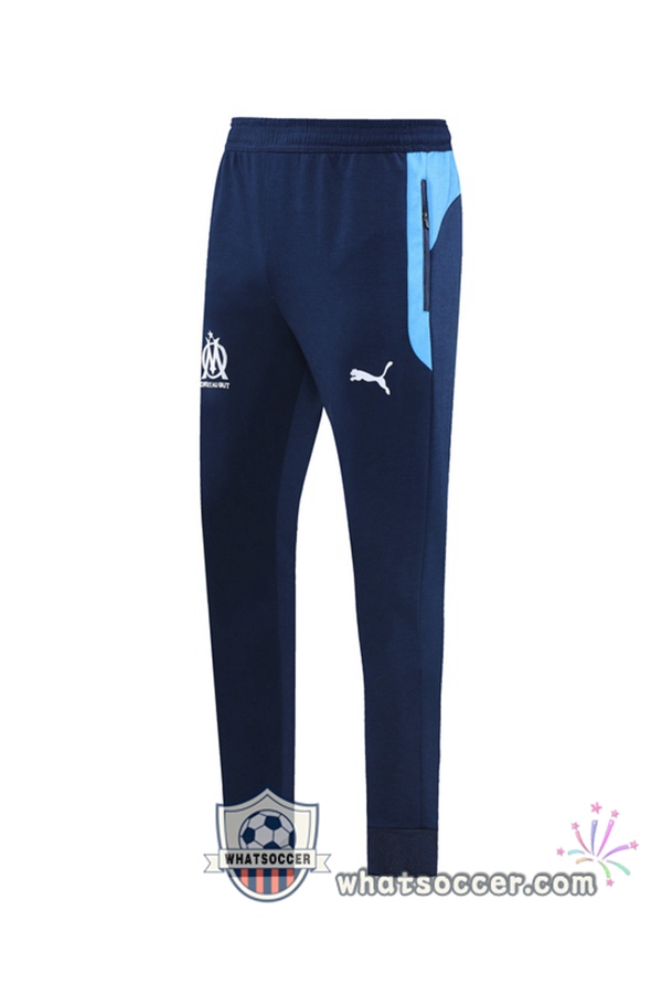 Olympique de Marseille Blue Hooded Jacket 2020-2021