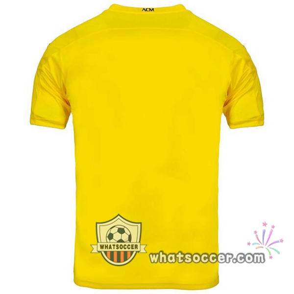 AC Milan Goalkeeper Soccer Jerseys Yellow 2020-2021