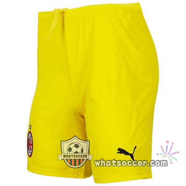 AC Milan Goalkeeper Soccer Jerseys Yellow 2020-2021