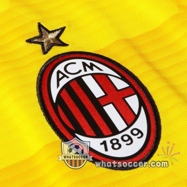 AC Milan Goalkeeper Soccer Jerseys Yellow 2020-2021