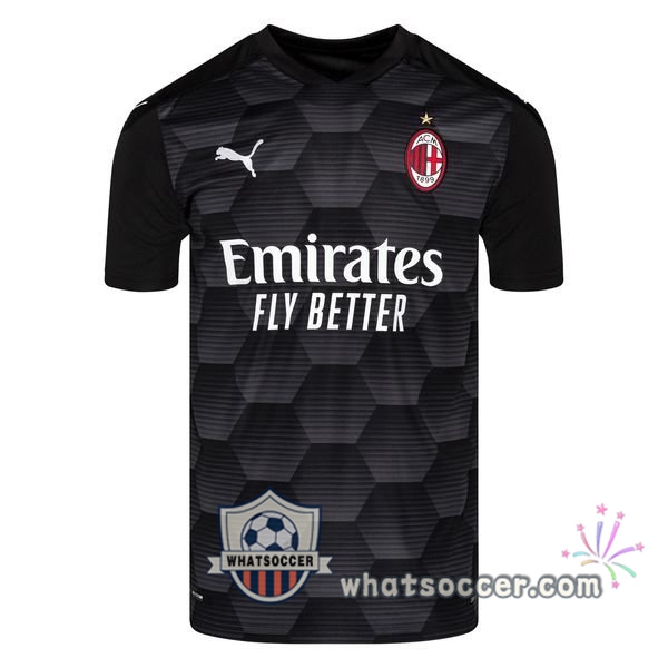 AC Milan Goalkeeper Soccer Jerseys Black 2020-2021