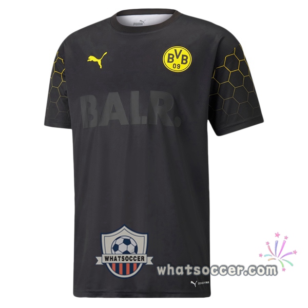 Dortmund BVB PUMA × BALR Black Soccer Jerseys 2020-2021