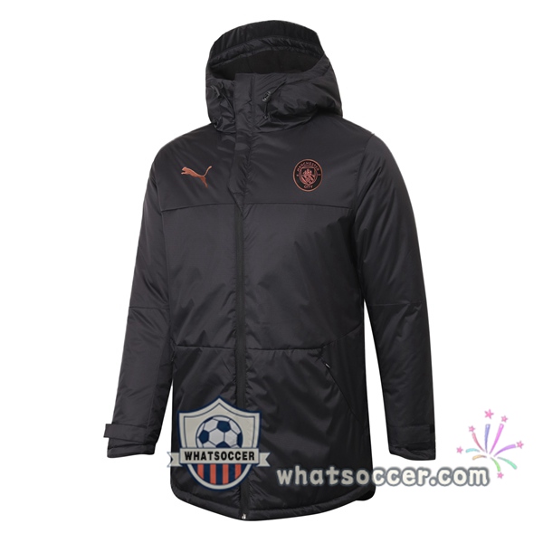 Manchester City Black Soccer Down Jacket 2020-2021