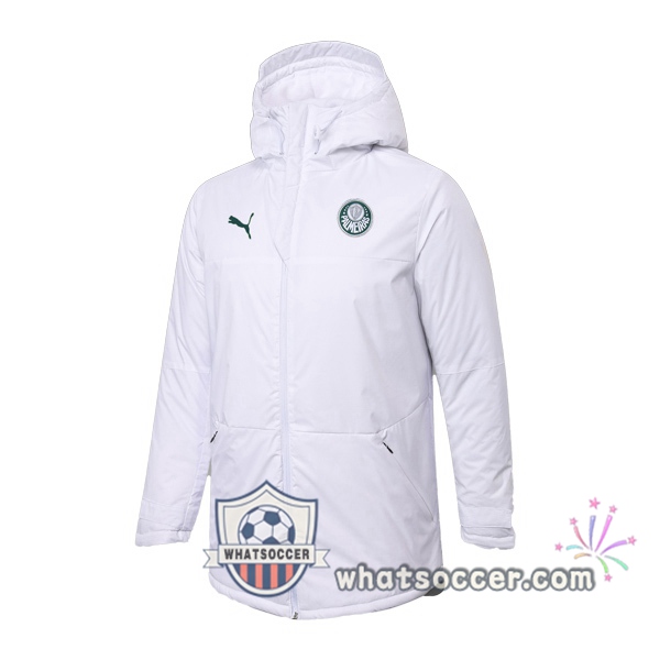 Palmeiras White Soccer Down Jacket 2020-2021