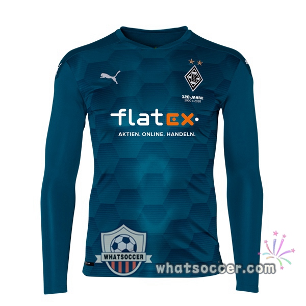 Monchengladbach Goalkeeper Soccer Jerseys Blue 2020-2021
