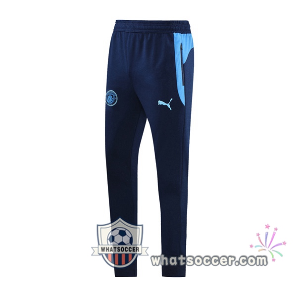 Manchester City Blue Royal Soccer Pants 2020-2021