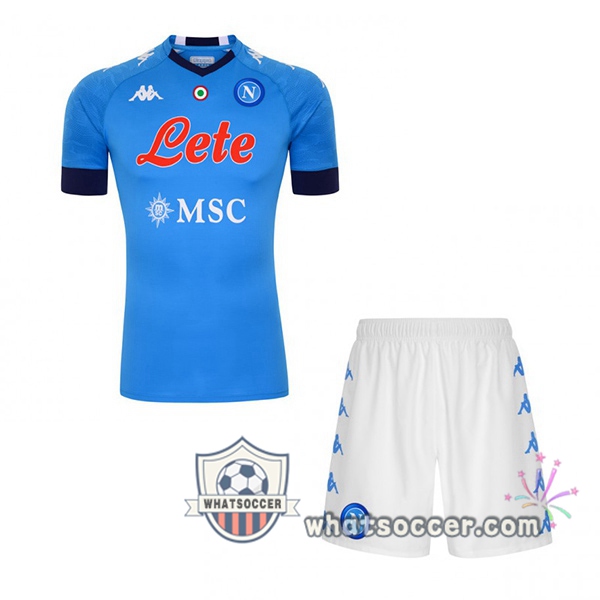 SSC Napoli Kids Home Soccer Jerseys 2020-2021
