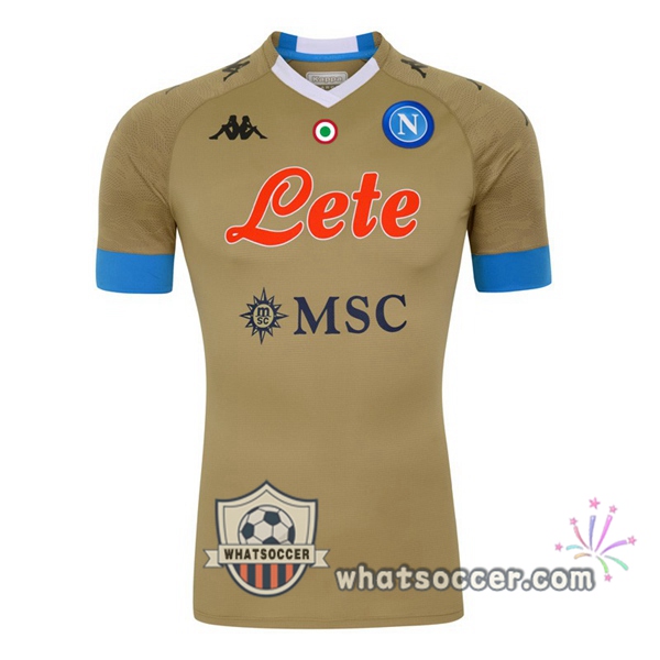 SSC Napoli Goalkeeper Soccer Jerseys Marron 2020-2021