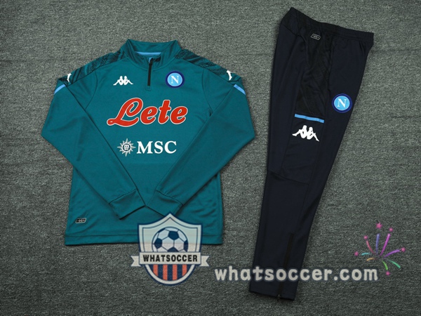 SSC Napoli Cyan Tracksuit 2020-2021