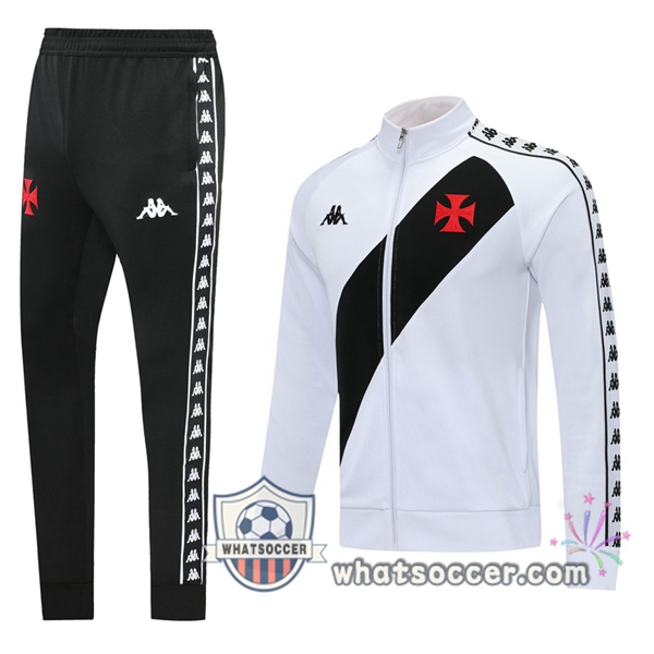 CR Vasco da Gama White Black Training Jacket 2020-2021