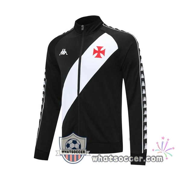 CR Vasco da Gama Black White Soccer Jacket 2020-2021