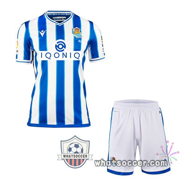 Real Sociedad Kids Home Soccer Jerseys 2020-2021