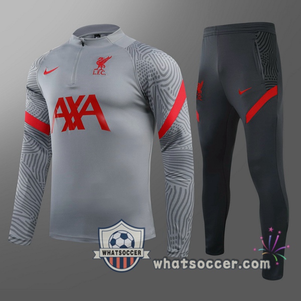 FC Liverpool Kids Tracksuit Gray 2020-2021