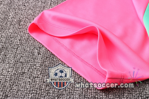 Training Polo Set FC Barcelona + Pants Green Rose Black 2020-2021