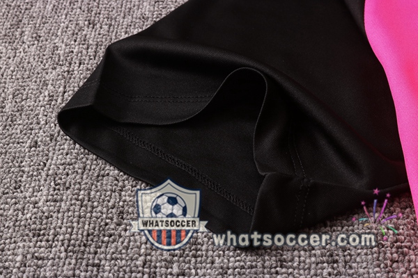Training Polo Set FC Barcelona + Pants Rose Black Green 2020-2021