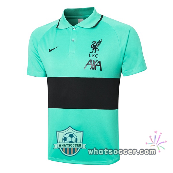 Training Polo FC Liverpool Green Black 2020-2021
