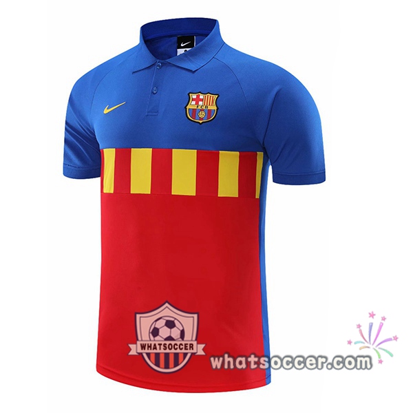 Training Polo FC Barcelona Blue Red 2020-2021