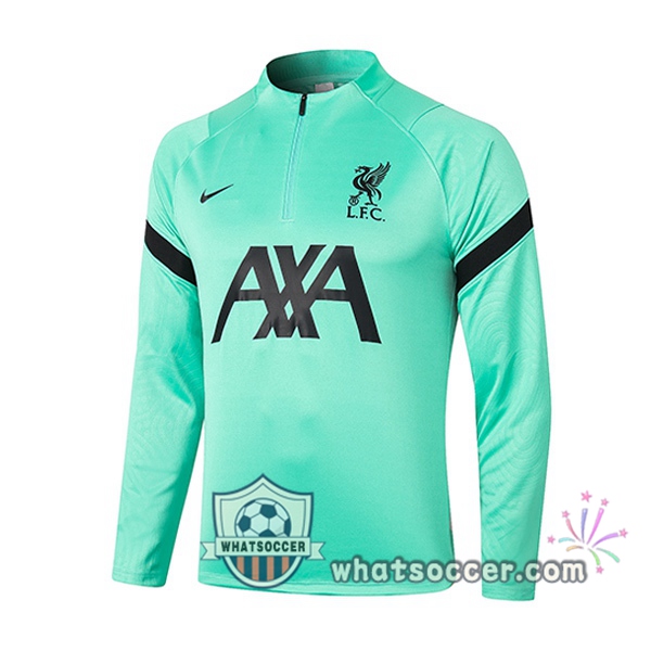 FC Liverpool Green Soccer Sweater 2020-2021