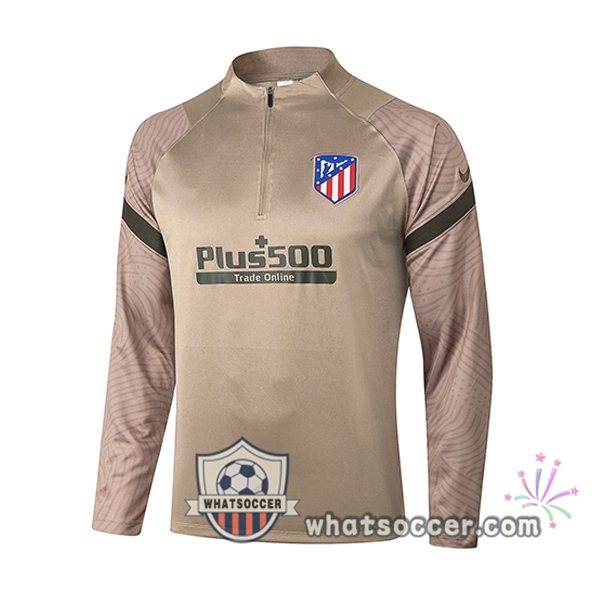 Atletico Madrid Kaki Soccer Sweater 2020-2021