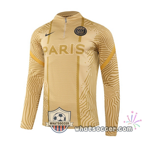 Paris PSG Yellow Soccer Sweater 2020-2021