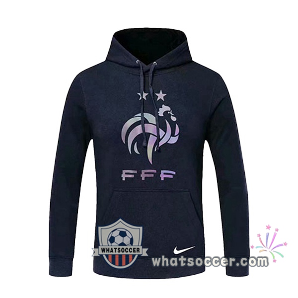 France Blue Dark Hooded Sweater 2020-2021