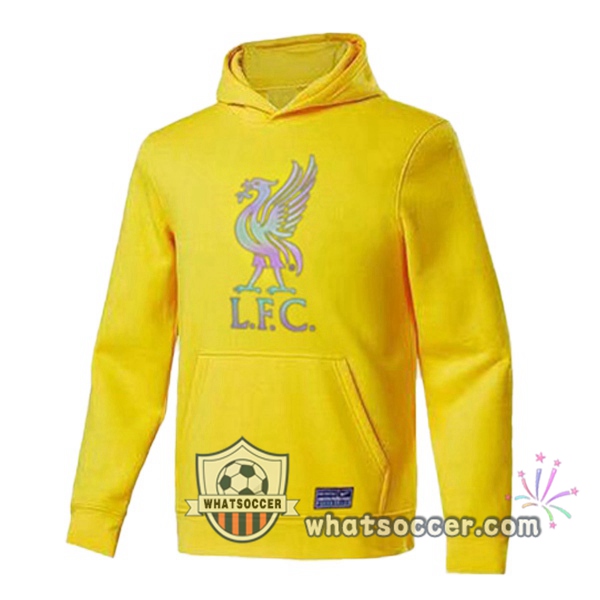 FC Liverpool Yellow Hooded Sweater 2020-2021
