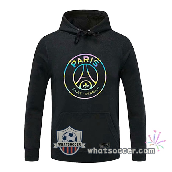 Paris PSG Black Hooded Sweater 2020-2021
