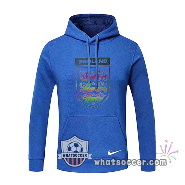 England Blue Hooded Sweater 2020-2021
