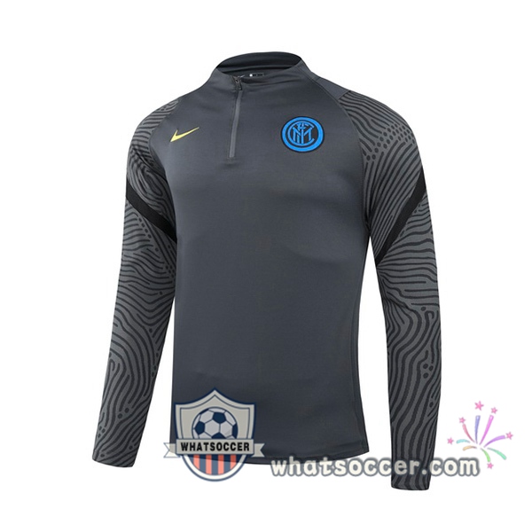 Inter Milan Dark Gray Soccer Sweater 2020-2021