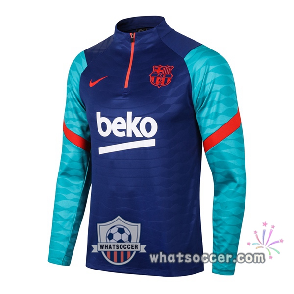 FC Barcelona Blue Soccer Sweater 2020-2021