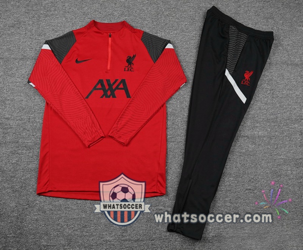 FC Liverpool Red Black Tracksuit 2020-2021