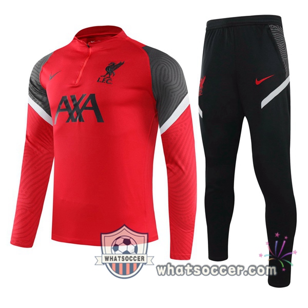 FC Liverpool Red Black Tracksuit 2020-2021