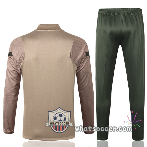 Atletico Madrid Kaki Tracksuit 2020-2021