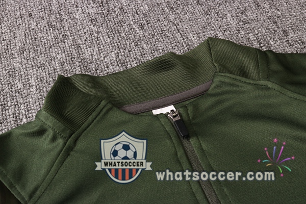 Atletico Madrid Dark Green Tracksuit 2020-2021