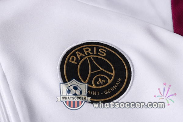 Paris PSG Jordan White Purple Tracksuit 2020-2021