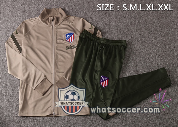 Atletico Madrid Kaki Training Jacket 2020-2021