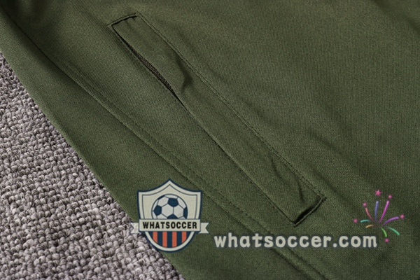 Atletico Madrid Dark Green Training Jacket 2020-2021