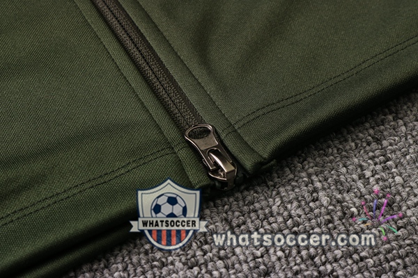 Atletico Madrid Dark Green Training Jacket 2020-2021