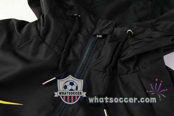 FC Liverpool Black Windbreaker Hoodie 2020-2021