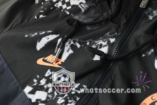 FC Chelsea Black Windbreaker Hoodie 2020-2021