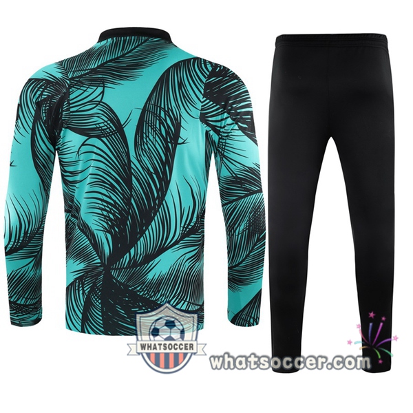 FC Barcelona Green Black Tracksuit 2020-2021