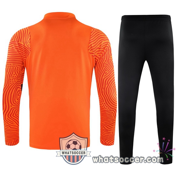 AS Roma Orange Tracksuit 2020-2021