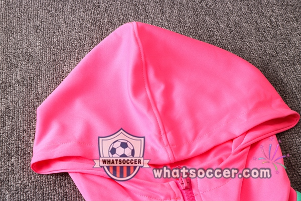 FC Barcelona Rose Black Green Hooded Jacket 2020-2021
