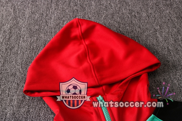 FC Liverpool Green White Red Black Hooded Jacket 2020-2021